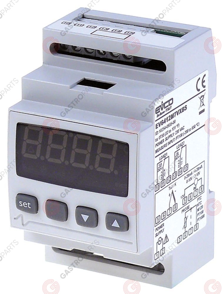 EVCO EV6412 EV6421 CONTROLLER ELECTRONISCHE REGELAAR ELEKTRONIKREGLER