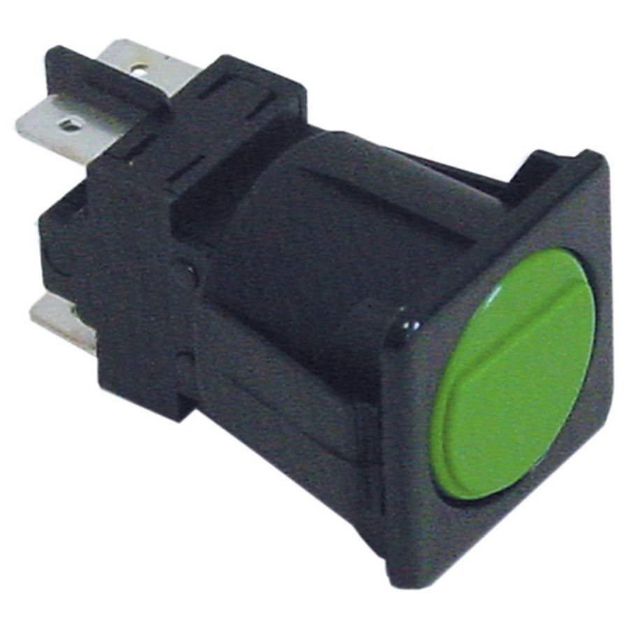 AMATIS WIPSCHAKELAAR ROCKER SWITCH GROEN