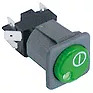 ASCASO WIPSCHAKELAAR ROCKER SWITCH GROEN