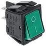 DESMON WIPSCHAKELAAR ROCKER SWITCH GROEN