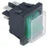 KROMO WIPSCHAKELAAR ROCKER SWITCH GROEN