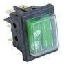 KROMO WIPSCHAKELAAR ROCKER SWITCH GROEN