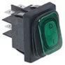 METRO-PROFESSIONAL WIPSCHAKELAAR ROCKER SWITCH GROEN