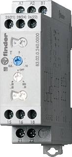 FINDER 83 SERIE - INDUSTRIELE TIJDELAIS 8 - 12 - 16 A