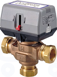 HONEYWELL ELEKTRISCHE TWEEWEGREGELAFSLUITER