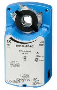JOHNSON CONTROLS M9124 ACTUATOR SERVOMOTOR STELLMOTOR LUCHTKLEPMOTOR